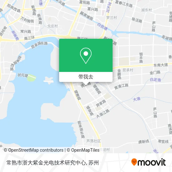 常熟市浙大紫金光电技术研究中心地图