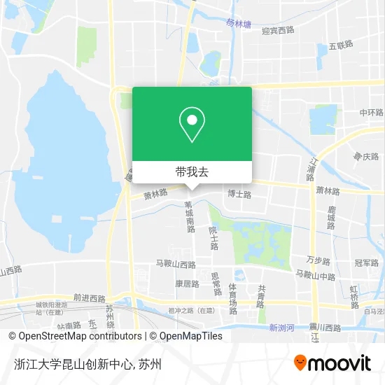 浙江大学昆山创新中心地图