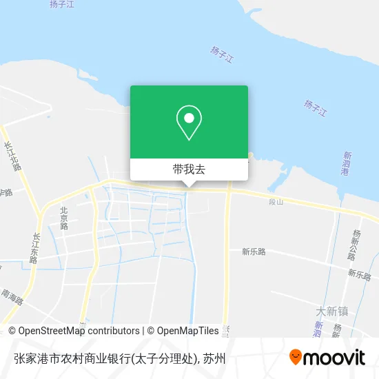 张家港市农村商业银行(太子分理处)地图