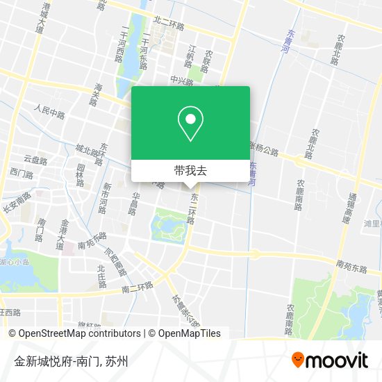 金新城悦府-南门地图