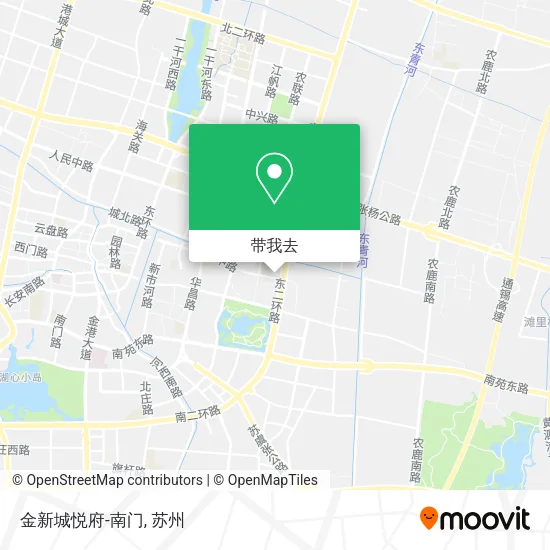 金新城悦府-南门地图