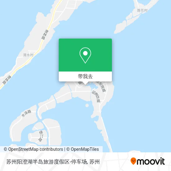 苏州阳澄湖半岛旅游度假区-停车场地图