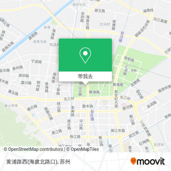黄浦路西(海虞北路口)地图