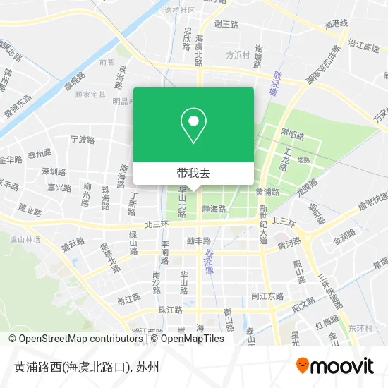 黄浦路西(海虞北路口)地图