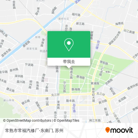 常熟市常福汽修厂-东南门地图