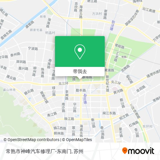 常熟市神峰汽车修理厂-东南门地图