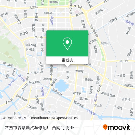 常熟市青墩塘汽车修配厂-西南门地图