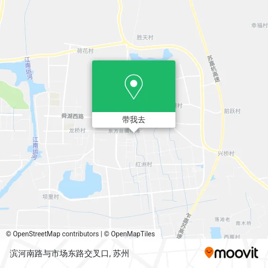 滨河南路与市场东路交叉口地图