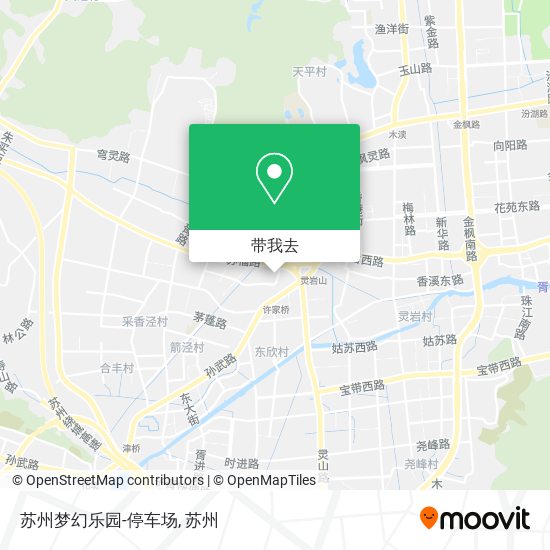 苏州梦幻乐园-停车场地图
