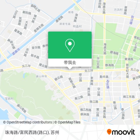 珠海路/富民西路(路口)地图