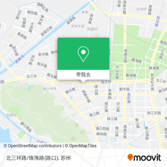 北三环路/珠海路(路口)地图