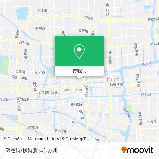 采莲街/横街(路口)地图