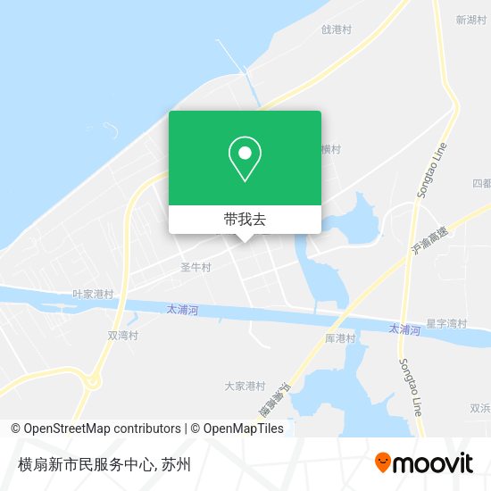 横扇新市民服务中心地图