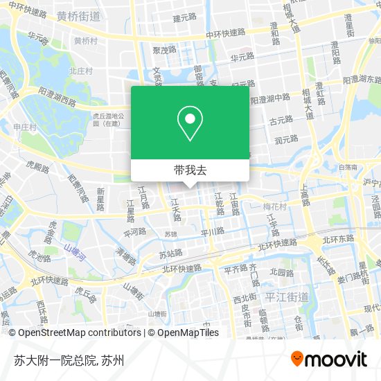 苏大附一院总院地图