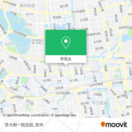 苏大附一院总院地图