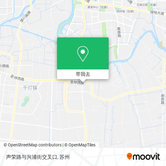 声荣路与兴浦街交叉口地图