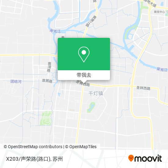 X203/声荣路(路口)地图