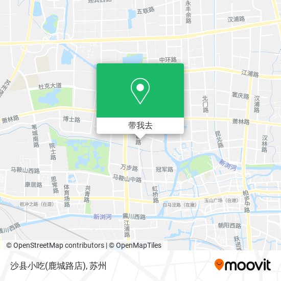 沙县小吃(鹿城路店)地图