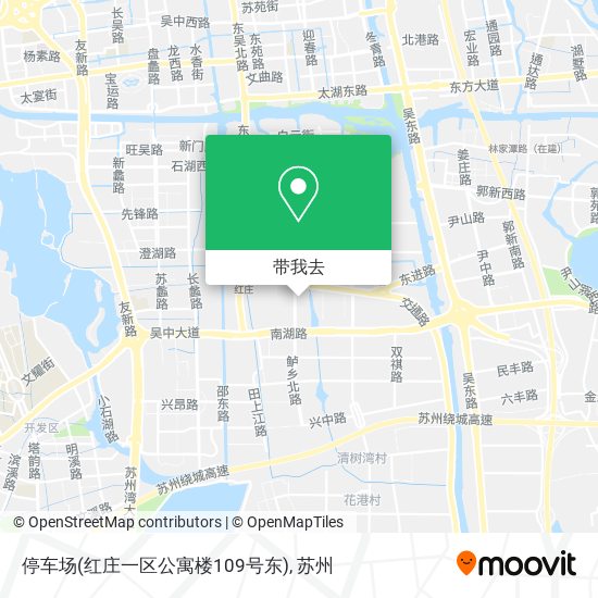 停车场(红庄一区公寓楼109号东)地图