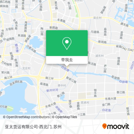 亚太货运有限公司-西北门地图