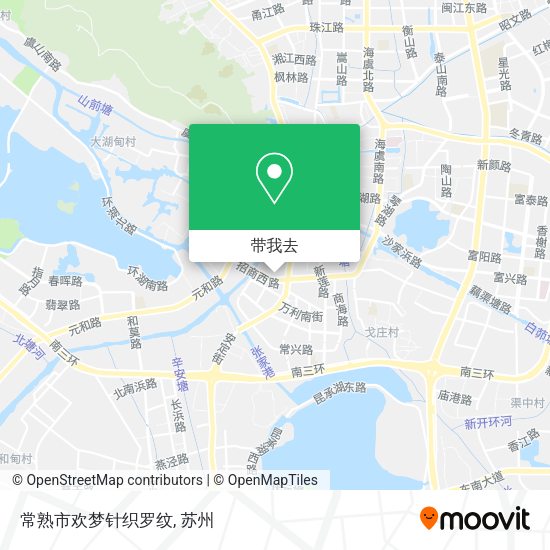 常熟市欢梦针织罗纹地图