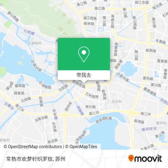 常熟市欢梦针织罗纹地图