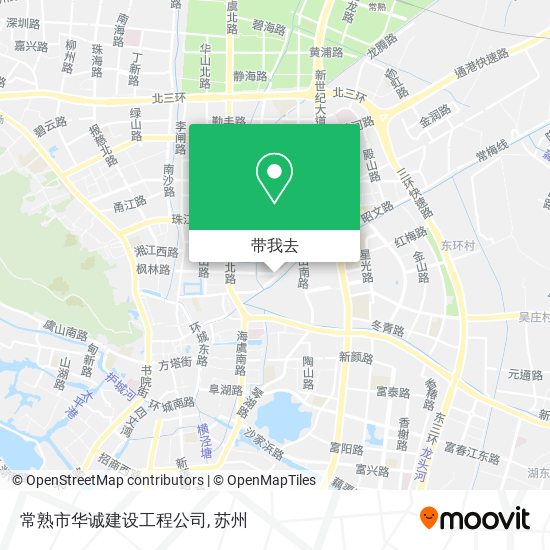 常熟市华诚建设工程公司地图