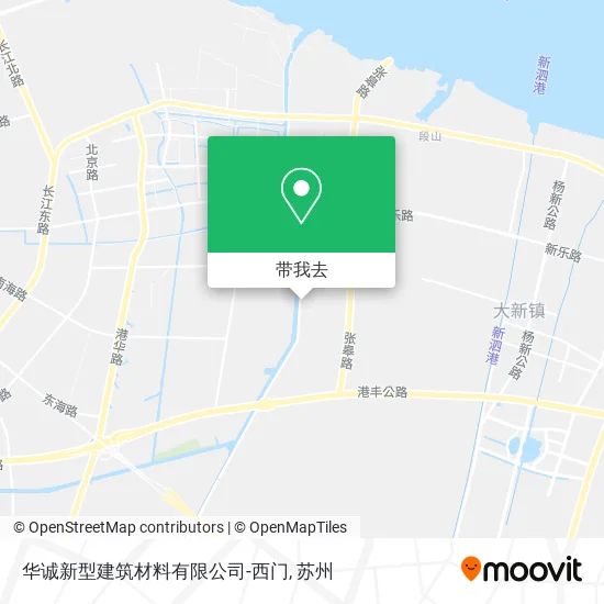 华诚新型建筑材料有限公司-西门地图