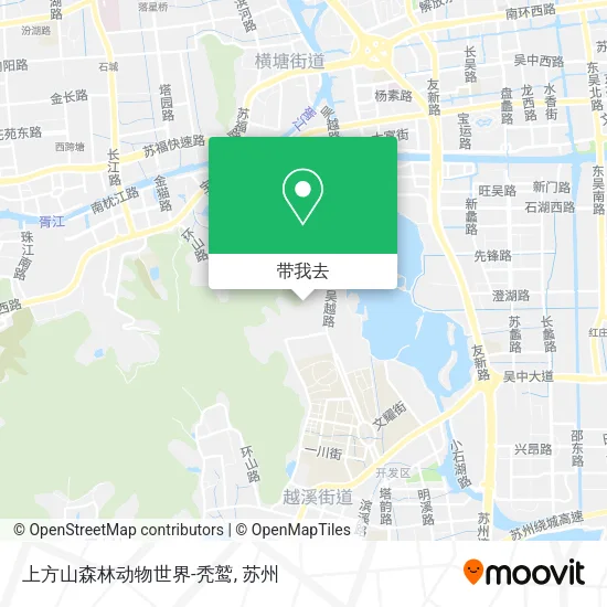 上方山森林动物世界-秃鹫地图