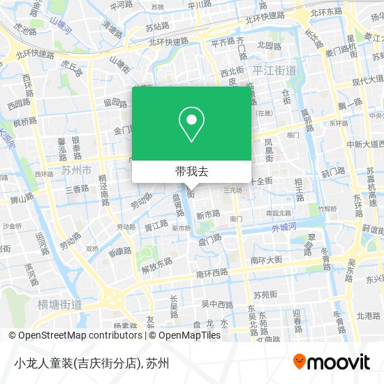 小龙人童装(吉庆街分店)地图