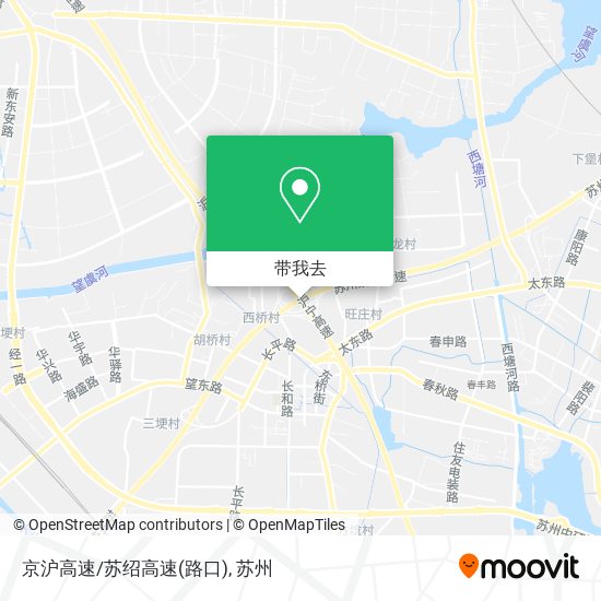 京沪高速/苏绍高速(路口)地图