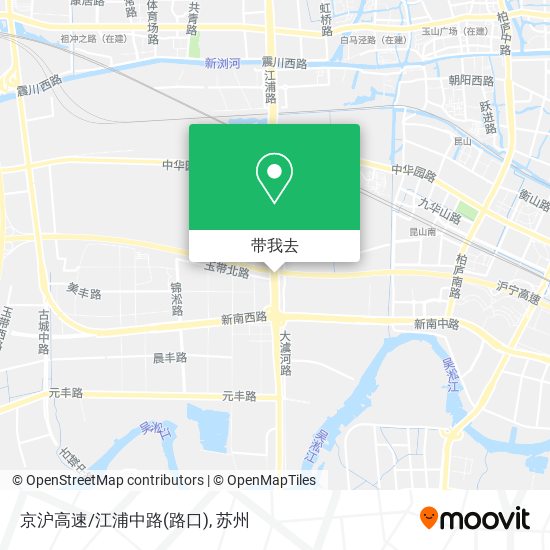 京沪高速/江浦中路(路口)地图