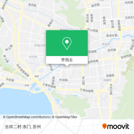 吉祥二村-东门地图