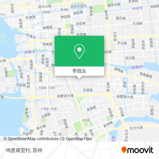 鸿贤商贸行地图