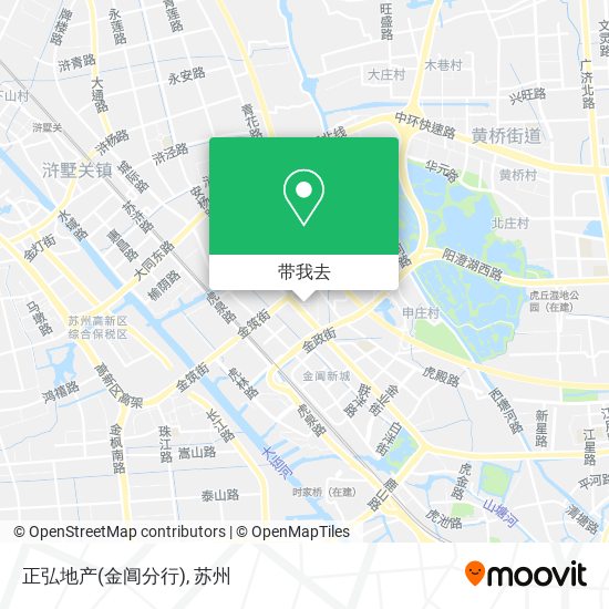 正弘地产(金阊分行)地图