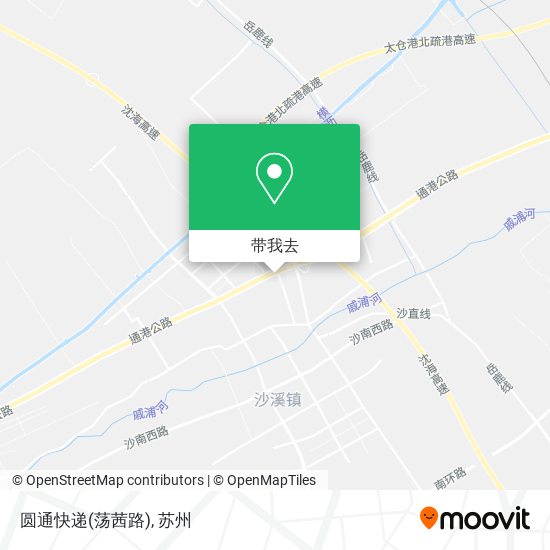 圆通快递(荡茜路)地图