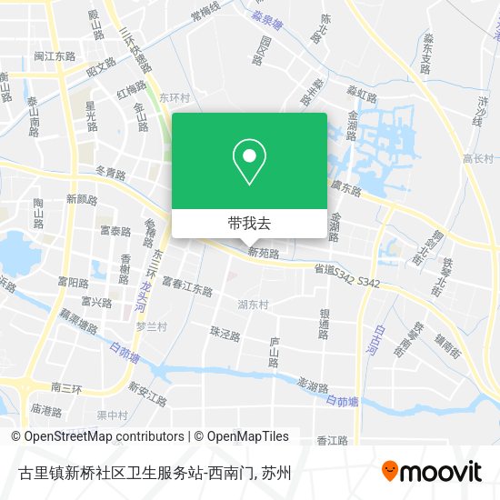 古里镇新桥社区卫生服务站-西南门地图