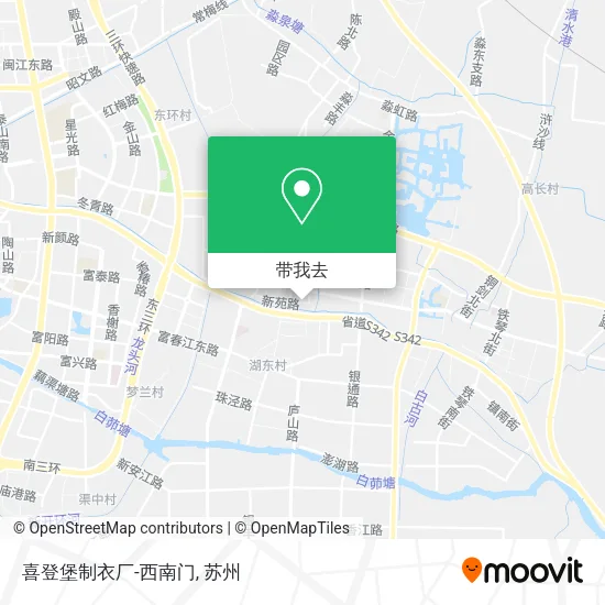 喜登堡制衣厂-西南门地图
