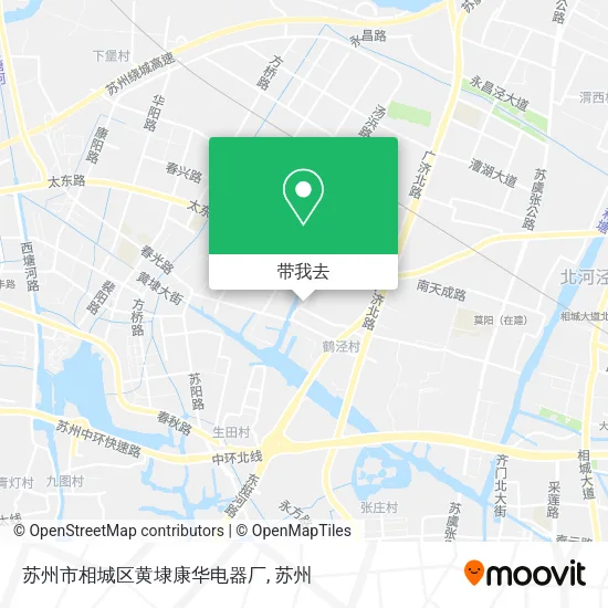 苏州市相城区黄埭康华电器厂地图