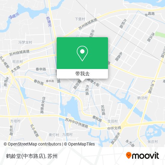 鹤龄堂(中市路店)地图