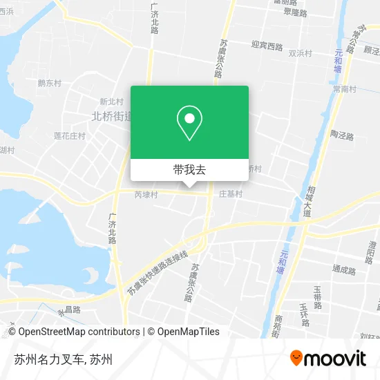 苏州名力叉车地图