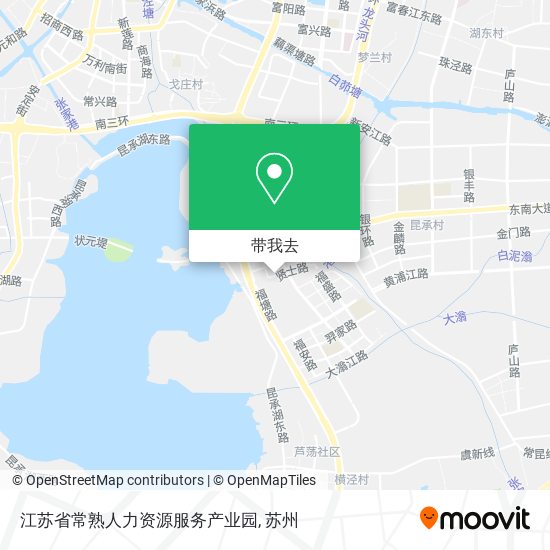 江苏省常熟人力资源服务产业园地图