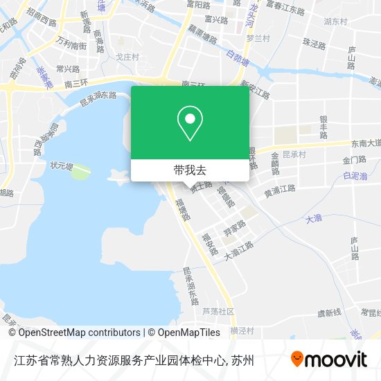江苏省常熟人力资源服务产业园体检中心地图