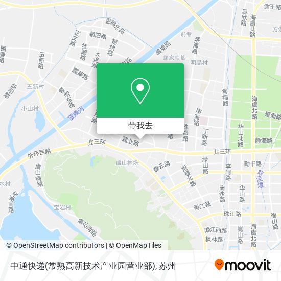 中通快递(常熟高新技术产业园营业部)地图