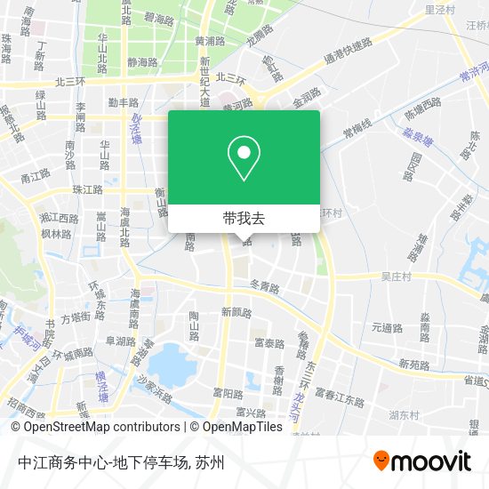 中江商务中心-地下停车场地图