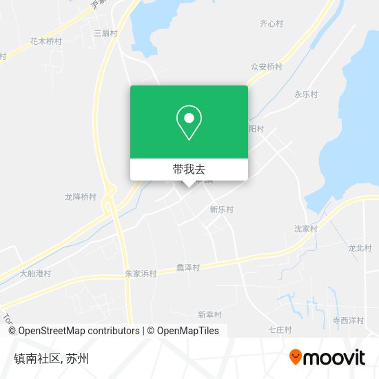 镇南社区地图