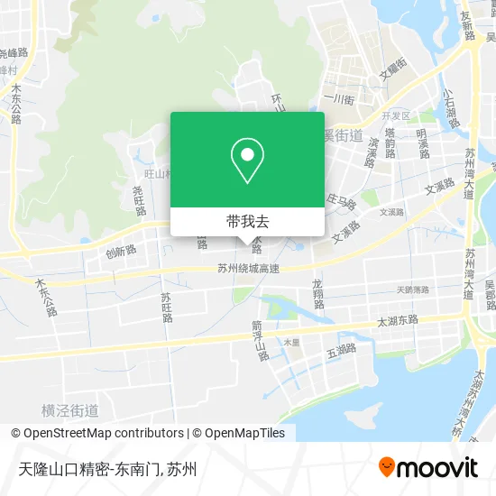 天隆山口精密-东南门地图