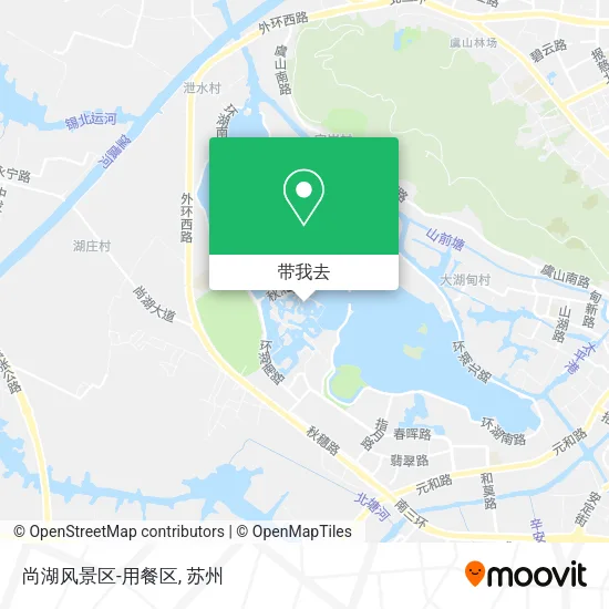 尚湖风景区-用餐区地图