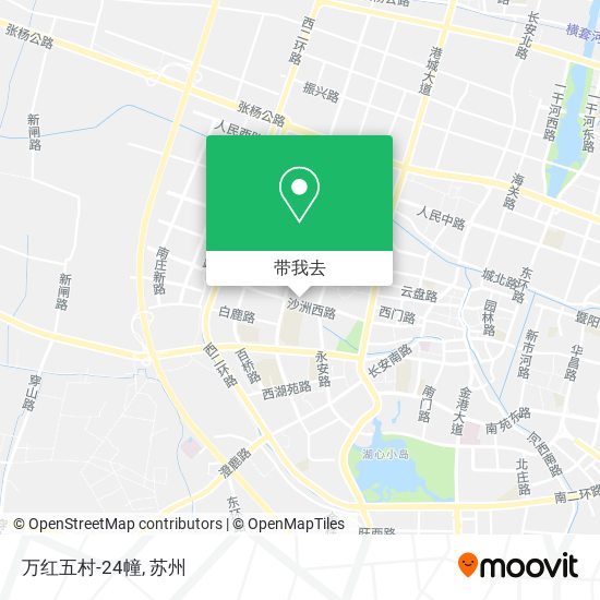 万红五村-24幢地图