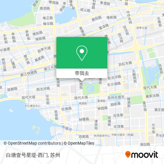 白塘壹号星堤-西门地图